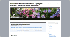 Desktop Screenshot of hortensie.com